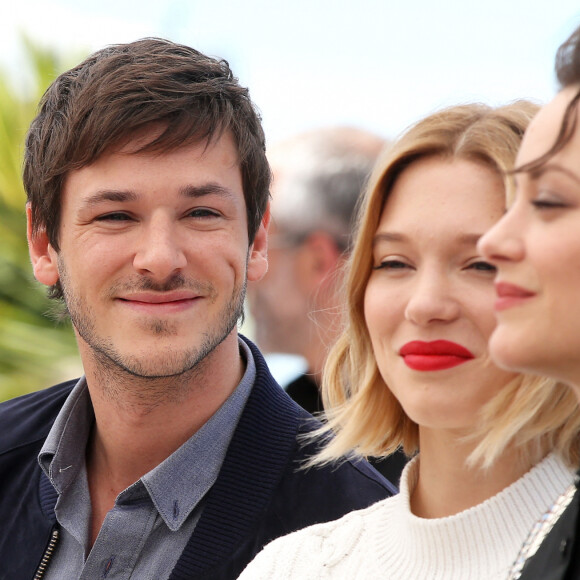Gaspard Ulliel, Léa Seydoux, Marion Cotillard - Photocall du film "Juste la fin du monde" lors du 69ème Festival International du Film de Cannes. Le 19 mai 2016 © Dominique Jacovides / Bestimage