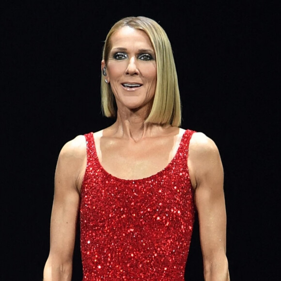 Céline Dion en concert à l'American Airlines Arena dans le cadre de sa tournée "Courage World Tour" à Miami