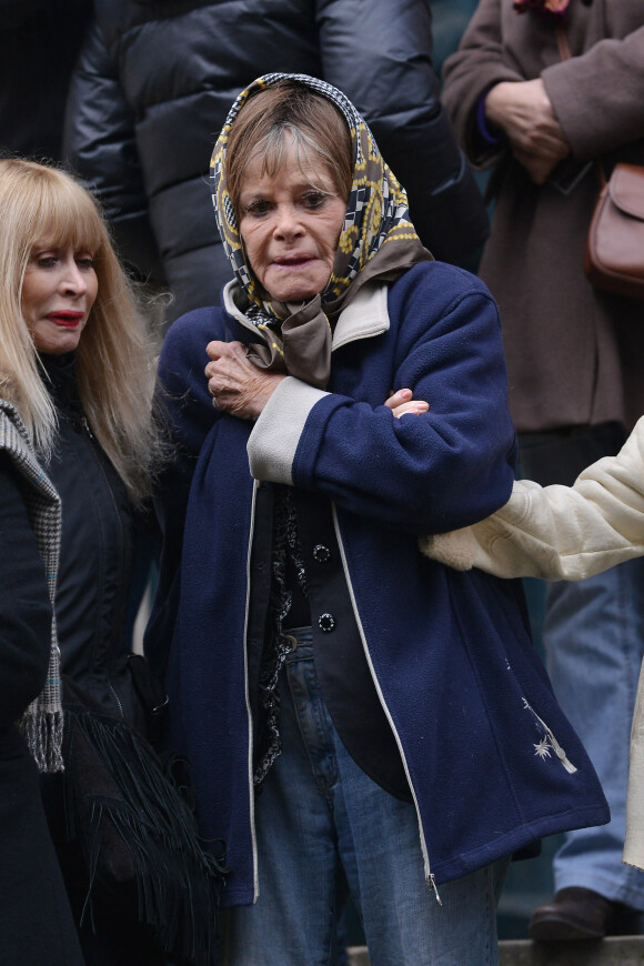 Amarande (Marie-Louise Lucie Chamarande) - Obsèques de Corinne Le Poulain en l'église Saint-Roch à Paris le 16 février 2015.