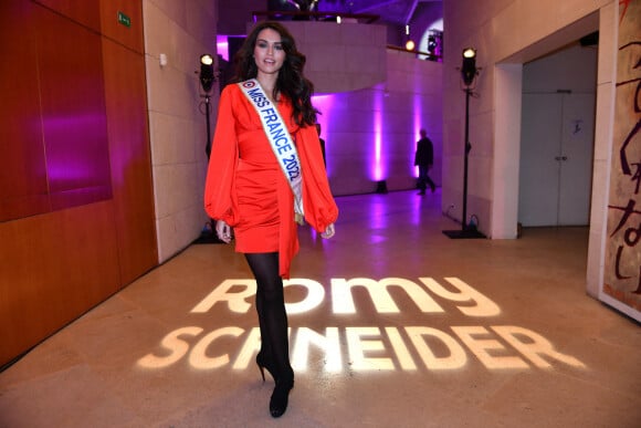 Diane Leyre (Miss France 2022) - Vernissage de l'exposition Romy Schneider à La Cinémathèque à Paris, le 14 mars 2022. © Veeren/Bestimage