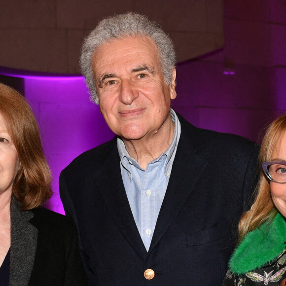 Nathalie Baye, Serge Toubiana et Rosalie Varda - Vernissage de l'exposition Romy Schneider à La Cinémathèque à Paris, le 14 mars 2022. © Veeren/Bestimage