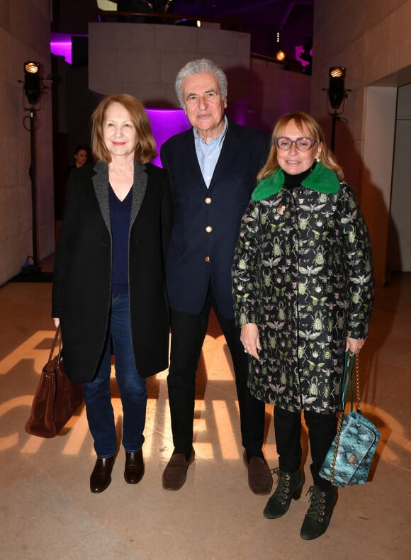Nathalie Baye, Serge Toubiana et Rosalie Varda - Vernissage de l'exposition Romy Schneider à La Cinémathèque à Paris, le 14 mars 2022. © Veeren/Bestimage