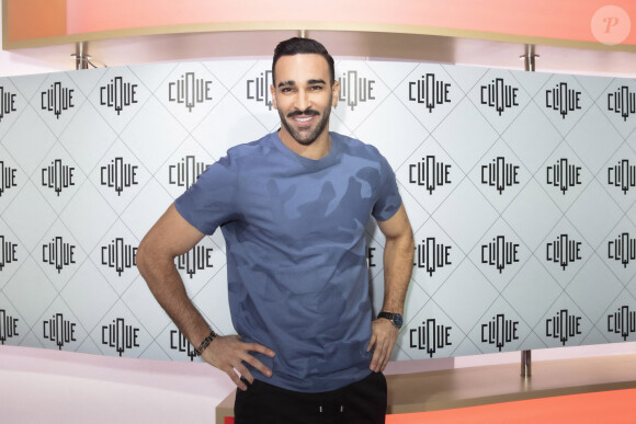 Exclusif - Adil Rami - Backstage de l'émission Clique, présentée par M.Achour. - © Jack Tribeca / Bestimage