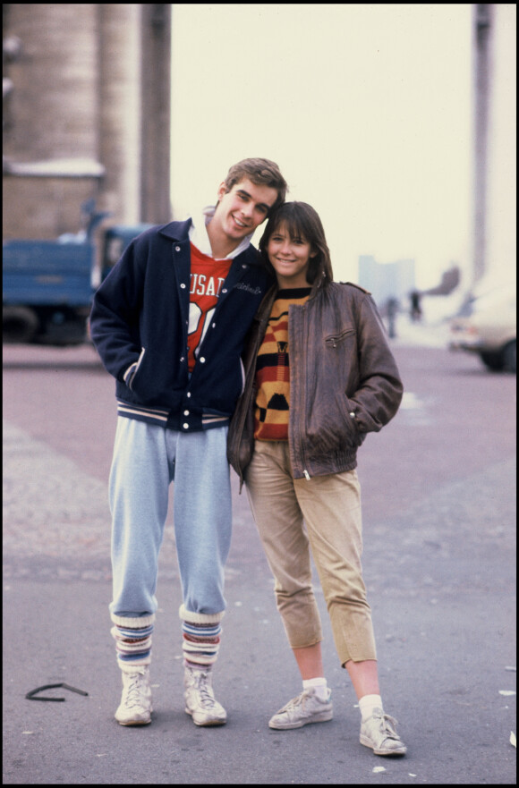 Archives - Pierre Cosso et Sophie Marceau, rendez-vous dans Paris en 1982.