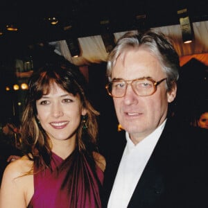 Andrzej Zulawski et Sophie Marceau à la Nuit des Césars le 6 mars 1999.