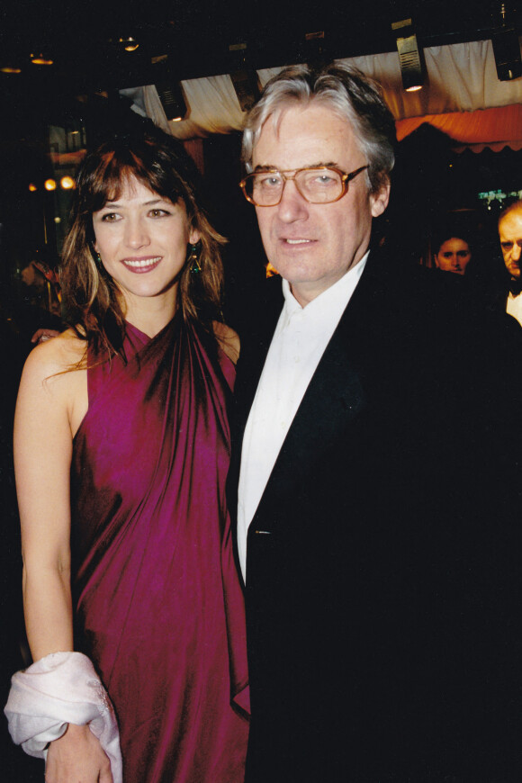Andrzej Zulawski et Sophie Marceau à la Nuit des Césars le 6 mars 1999.