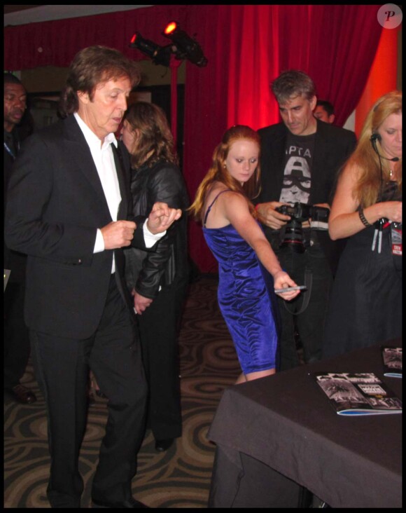 Paul McCartney aux Critics' Choice Awards à Los Angeles, le 15 janvier 2010 !