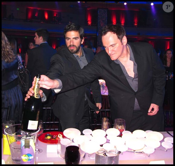 Eli Roth et Quentin Tarantino aux Critics' Choice Awards à Los Angeles, le 15 janvier 2010 !