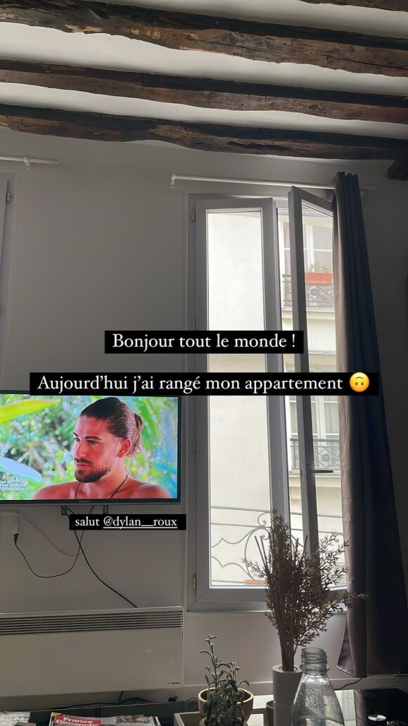 Lou Pernaut de retour dans son appartement parisien après les obsèques de son père Jean-Pierre Pernaut - Instagram