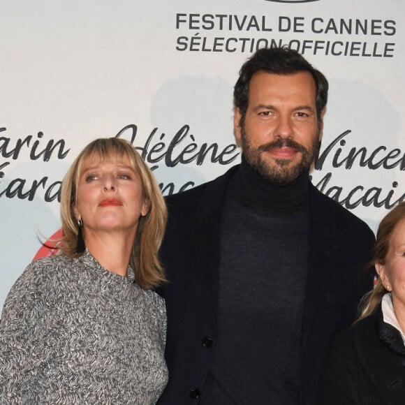 Nicole Garcia, Karin Viard, Laurent Lafitte, Hélène Vincent et Vincent Macaigne lors de l'avant-première du film "L'origine du monde" au cinéma UGC Normandie à Paris le 13 octobre 2020. © Coadic Guirec / / Bestimage 