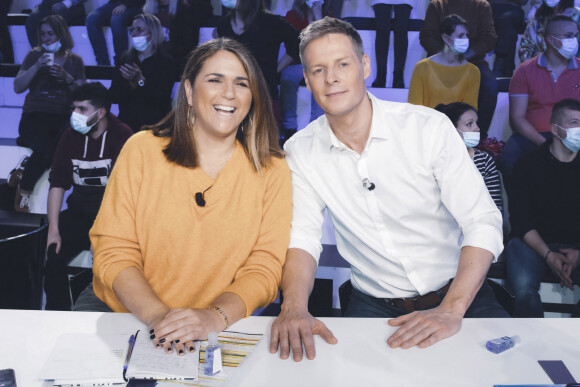 Exclusif - Valérie Benaim, Matthieu Delormeau - Enregistrement de l'émission "TPMP (Touche Pas à Mon Poste)" sur C8 le 18 février 2022. © Jack Tribeca / Bestimage