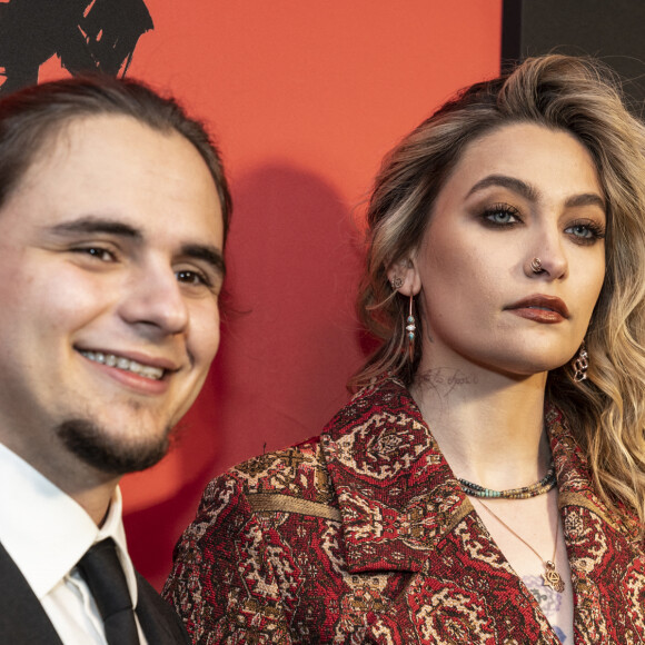 Prince Jackson et sa soeur Paris Jackson - Soirée d'ouverture de la comédie musicale "MJ (The Michael Jackson Musical)" au Neil Simon Theatre à New York. Le 1er février 2022 