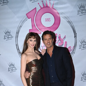 Exclusif - Frédérique Bel, Samuel Torres (Brian du groupe Alliage) lors de la soirée de gala d'exception pour les 10 ans de l'association "Les Rois du monde" (LRDM) à la salle Wagram à Paris le 14 mars 2022. © Rachid Bellak / Bestimage 