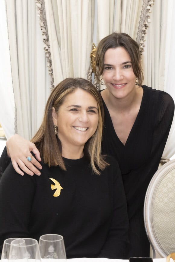 Exclusif - Valérie Bénaïm, Charlotte Gabris - Présentation à l'Hotel Ritz, de la collection de Joaillerie de la marque Place Vendôme, dessinée par G.Maillet à Paris le 9 mars 2022. © Jack Tribeca / Bestimage 