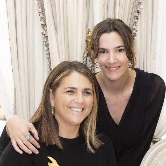 Exclusif - Valérie Bénaïm, Charlotte Gabris - Présentation à l'Hotel Ritz, de la collection de Joaillerie de la marque Place Vendôme, dessinée par G.Maillet à Paris le 9 mars 2022. © Jack Tribeca / Bestimage 
