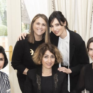 Exclusif - Rachida Dati, Valérie Bénaïm, Isabelle Saporta, Géraldine Maillet, Charlotte Gabris - Présentation à l'Hotel Ritz, de la collection de Joaillerie de la marque Place Vendôme, dessinée par G.Maillet à Paris le 9 mars 2022. © Jack Tribeca / Bestimage 