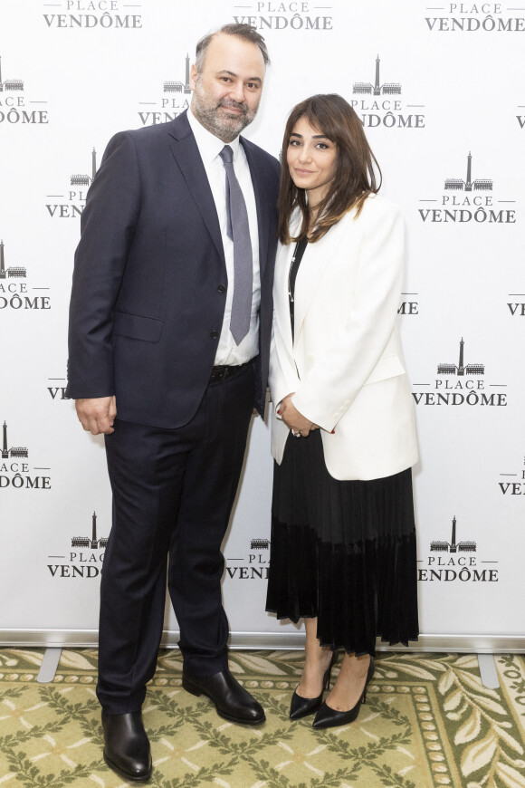 Exclusif - Jonathan et Eva Ichai (Place Vendôme) - Présentation à l'Hotel Ritz, de la collection de Joaillerie de la marque Place Vendôme, dessinée par G.Maillet à Paris le 9 mars 2022. © Jack Tribeca / Bestimage 