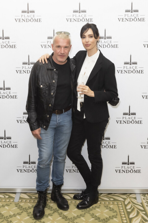 Exclusif - Benjamin Castaldi, Géraldine Maillet - Présentation à l'Hotel Ritz, de la collection de Joaillerie de la marque Place Vendôme, dessinée par G.Maillet à Paris le 9 mars 2022. © Jack Tribeca / Bestimage 