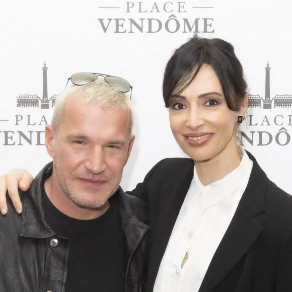 Exclusif - Benjamin Castaldi, Géraldine Maillet - Présentation à l'Hotel Ritz, de la collection de Joaillerie de la marque Place Vendôme, dessinée par G.Maillet à Paris le 9 mars 2022. © Jack Tribeca / Bestimage 