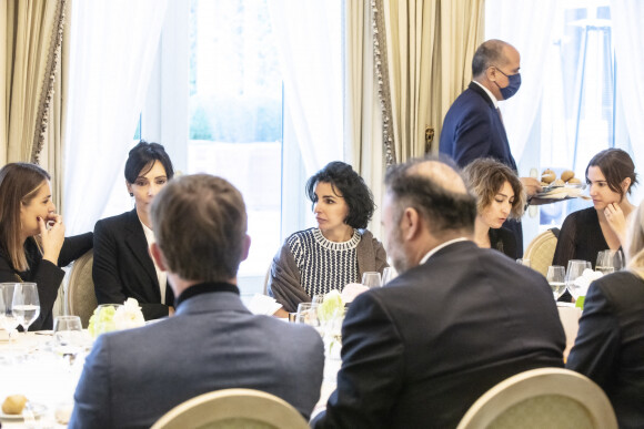 Exclusif - Rachida Dati - Présentation à l'Hotel Ritz, de la collection de Joaillerie de la marque Place Vendôme, dessinée par G.Maillet à Paris le 9 mars 2022. © Jack Tribeca / Bestimage 