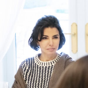 Exclusif - Rachida Dati - Présentation à l'Hotel Ritz, de la collection de Joaillerie de la marque Place Vendôme, dessinée par G.Maillet à Paris le 9 mars 2022. © Jack Tribeca / Bestimage 