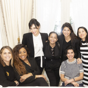 Exclusif - Valérie Bénaïm, Ludivine Rétory, Géraldine Maillet, Soraya Meziane, Hoda Roche, Rachida Dati, Daliny Guebli , Isabelle Saporta - Présentation à l'Hotel Ritz, de la collection de Joaillerie de la marque Place Vendôme, dessinée par G.Maillet à Paris le 9 mars 2022. © Jack Tribeca / Bestimage 