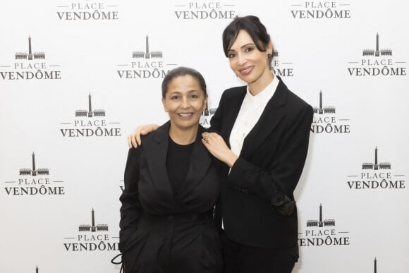 Exclusif - Soraya Meziane, Géraldine Maillet - Présentation à l'Hotel Ritz, de la collection de Joaillerie de la marque Place Vendôme, dessinée par G.Maillet à Paris le 9 mars 2022. © Jack Tribeca / Bestimage 