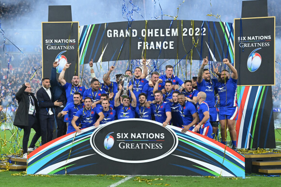 La France a battu l'Angleterre et remporté le Tournoi des Six Nations au Stade de France. Saint-Denis, le 19 mars 2022. © Federico Pestellini/Panoramic/Bestimage