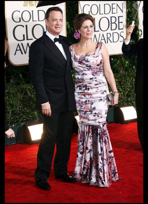 Tom Hanks et Rita Wilson lors des Golden Globe 2010, le 17 janvier dernier au Beverly Hilton de Los Angeles