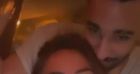 Adil Rami et Léna Guillou.