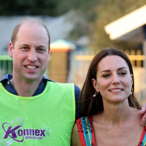 Le prince William et Kate Middleton visitent Trench Town, le berceau du reggae à Kingston, en Jamaïque. Le 22 mars 2022.