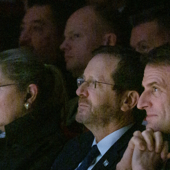 Brigitte Macron - Le président Emmanuel Macron lors de l'hommage aux victimes des attentats de Toulouse et Montauban à Toulouse le 20 mars 2022.