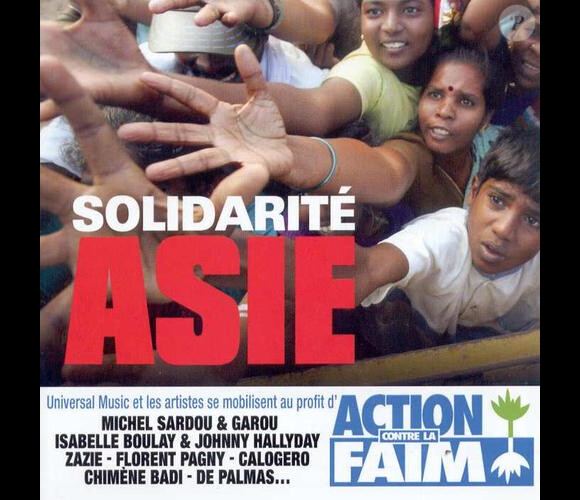 Solidarité Asie, disque produit par la maison Universal Music, au profit d'Action contre la faim, après le tsunami de 2004