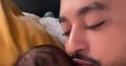 Slimane et sa fille sur Instagram. Le 24 mars 2022.