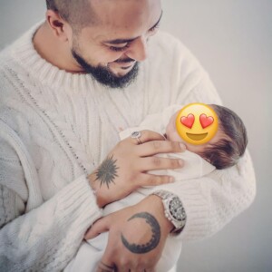 Slimane et sa fille sur Instagram. Le 24 février 2022.