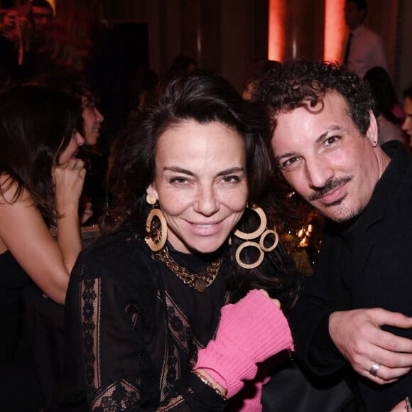 Exclusif - Sandra Sisley et Nicolas Ouchenir assistent au dîner des "Femmes Culottées" Etam au Musée de la Monnaie à Paris le 22 mars 2022. © Rachid Bellak/Bestimage