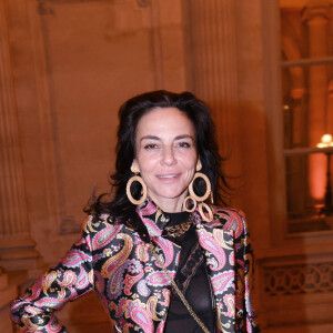 Exclusif - Sandra Sisley assiste au dîner des "Femmes Culottées" Etam au Musée de la Monnaie à Paris le 22 mars 2022. © Rachid Bellak/Bestimage