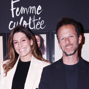 Exclusif - Laury Thilleman (Miss France 2011) et Laurent Milchior (président directeur général d'Etam) assistent au dîner des "Femmes Culottées" Etam au Musée de la Monnaie à Paris le 22 mars 2022. © Rachid Bellak/Bestimage