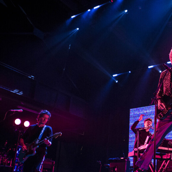 Dino Bardot, Julian Corrie, Alex Kapranos und Paul Thomson - Le groupe Franz Ferdinand en concert au Palladium à Cologne. Le 5 mars 2018