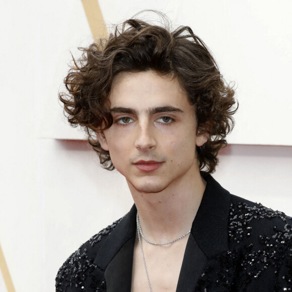 Timothee Chalamet au photocall de la 94ème édition de la cérémonie des Oscars à Los Angeles, le 27 mars 2022. © Future-Image via Zuma Press/Bestimage