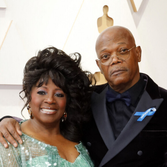 Samuel L. Jackson et son épouse Latanya Richardson - 94e édition de la cérémonie des Oscars à Los Angeles, le 27 mars 2022. © Future-Image via Zuma Press/Bestimage