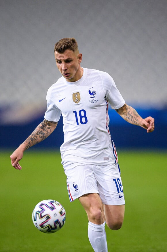 Lucas Digne - Match amical de préparation à l'Euro 2021 France - Bulgarie (3-0) au Stade de France en présence de 5000 spectateurs à Saint-Denis le 8 juin 2021. © Federico Pestellini / Panoramic / Bestimage