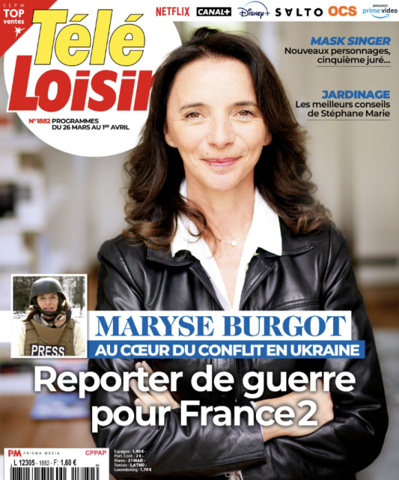 Magazine "Télé Loisirs", en kiosques le 21 mars 2022.