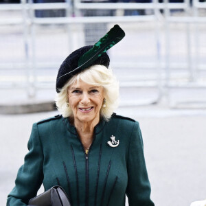 Camilla Parker Bowles, duchesse de Cornouailles - Service d'action de grâce en hommage au prince Philip, duc d'Edimbourg, à l'abbaye de Westminster à Londres, le 29 mars 2022. Le prince Philip, duc d'Edimbourg, est décédé le 9 avril 2021. 