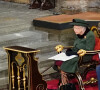 La reine Elisabeth II d'Angleterre - Service d'action de grâce en hommage au prince Philip, duc d'Edimbourg, à l'abbaye de Westminster à Londres, le 29 mars 2022.