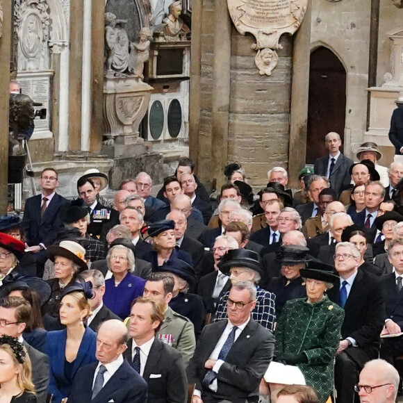 Service d'action de grâce en hommage au prince Philip, duc d'Edimbourg, à l'abbaye de Westminster à Londres, le 29 mars 2022.