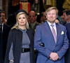 La reine Maxima et le roi Willem-Alexander des Pays-Bas - Service d'action de grâce en hommage au prince Philip, duc d'Edimbourg, à l'abbaye de Westminster à Londres