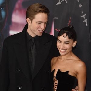 Robert Pattinson et Zoe Kravitz assistent à la première du film "Batman" à New York