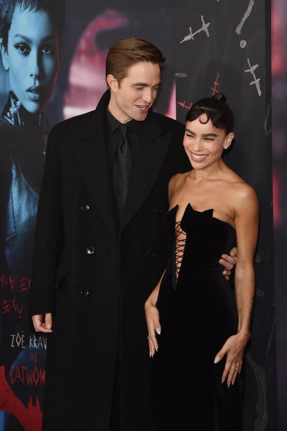 Robert Pattinson et Zoe Kravitz assistent à la première du film "Batman" à New York
