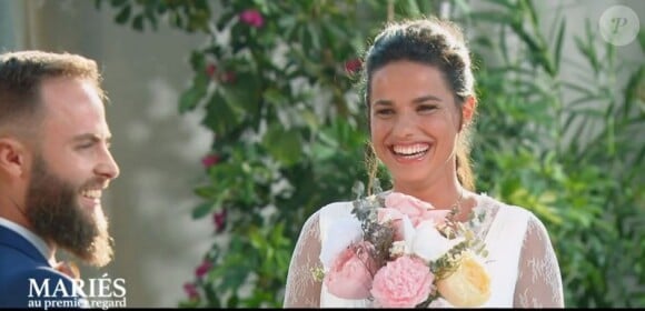 Mariage de Caroline et Axel dans "Mariés au premier regard 2022", le 28 mars, sur M6